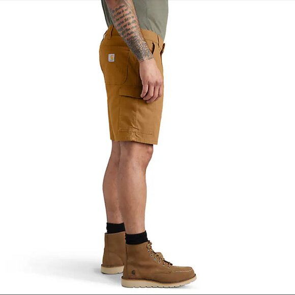 Carhartt Rugged Flex 9" Canvas Cargo Work Short - Picture 5 of 6
